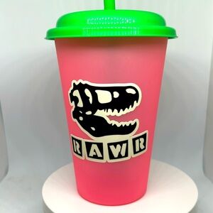 Evooke KIDS COLOR CHANGING TUMBLER -RAWR